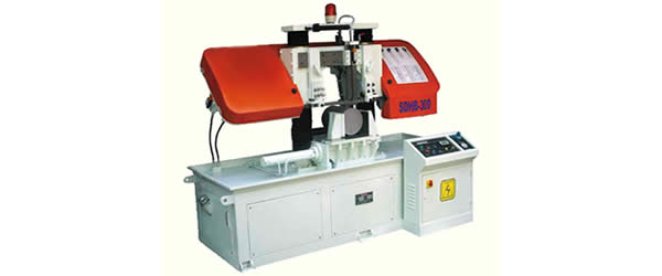 double column band saw machine